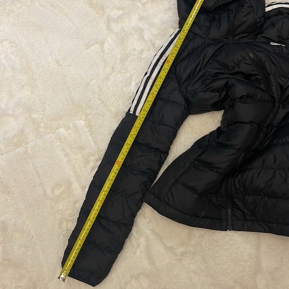 Adidas 3 stripes mid length jacket - Picture 8 of 10